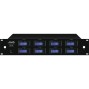 8-kanaals multifrequentie ontvanger,  met UHF PLL-technologie 1000 selecteerbare UHF-frequenties (TXS-686)