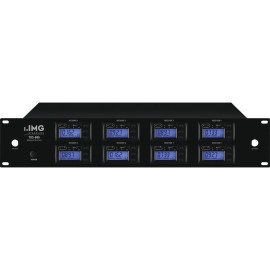 8-kanaals multifrequentie ontvanger,  met UHF PLL-technologie 1000 selecteerbare UHF-frequenties