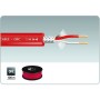 MLC-152 ( 100M ) Microfoon Kabel Rood Zwart Blauw