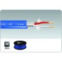 Microfoonkabel Rood Zwart Blauw