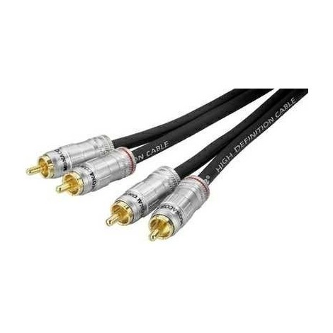 ACP-150/50 =lengte 1.5, 3, 5m RCA audio cable - Cabos de áudio