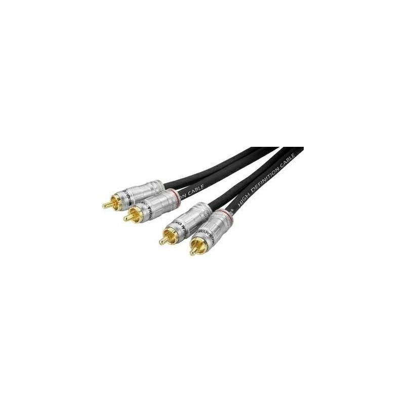 ACP-150/50 =lengte 1.5, 3, 5m RCA audio cable