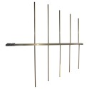 Vertical Polarization 5 - 8 elements FM Log Antennas with 6-7.5dbd gain - Yagi-Antennas