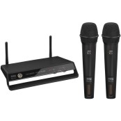 Sistema microfonico digitale wireless PLL a 2 canali, 2,4 GHz TXS-2402SET - Set microfoni wireless