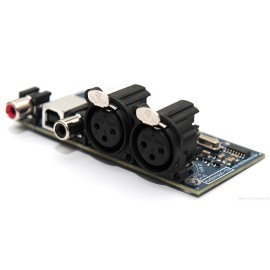 Audio input board (RCA XLR USB) + 20cm flat cable 