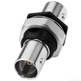 BNC feed-through panel jack, 75 Ω