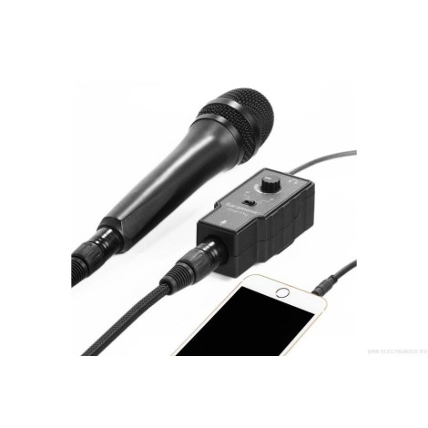 SmartRig XLR Microfoon audio adapter met Sound Level Control - Fourches téléphoniques D&R pour studio