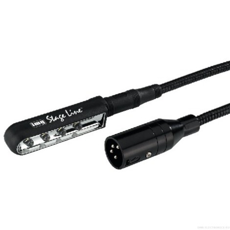 IMG-Stage Line GNL-404 LED gooseneck light - Monacor Studio Mixers