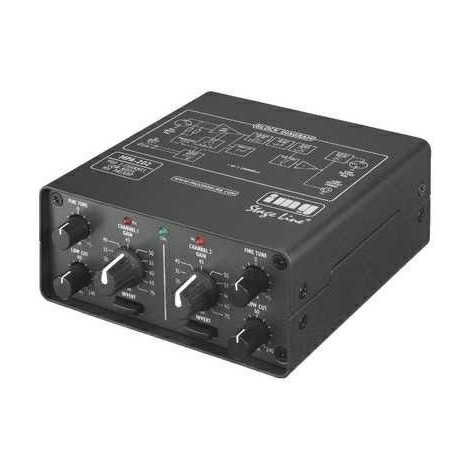 IMG-Stage Line MPA-202 2-channel microfoon voorversterker - Mixer e pré-amplificador de microfone