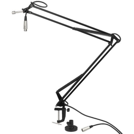 Swivel arm microphone stand, for mounting onto a desk Home studio and Broadcast Studio