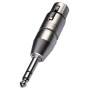 NEUTRIK adapter XLR-6.3 mm stereo plug (NA-3FP)