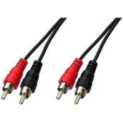 Cable de conexión de audio estéreo 2 x RCA - cables de audio