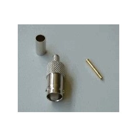 BNC-Female Crimp connector RG 58 (10 stuks )