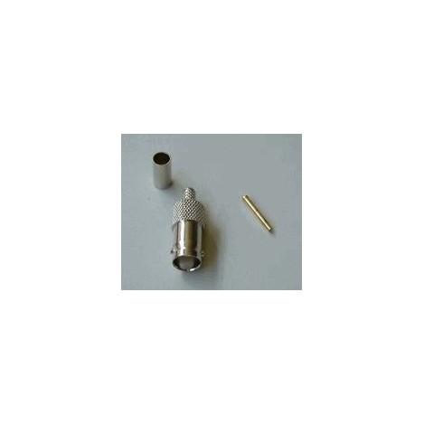 BNC-Female Crimp connector. RG 58 (10 stuks )