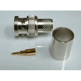 BNC-Male Crimp voor LMR400 / RG213 / CLF400 (Price per 10 pieces)