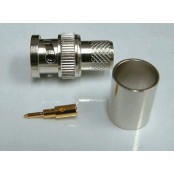 Crimpadora BNC-Macho para LMR400 / RG213 / CLF400 (10 piezas) - Conectores coaxiales