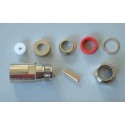 N-Connector Female Clamp Voor LMR400 / RG213 / CLF400 (10 Stück) - FM Coax Connectors
