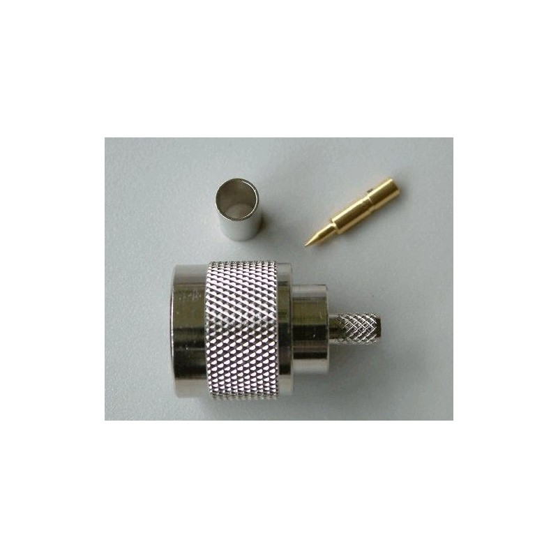 N-Connector Male Crimp voor RG58 (10 stuks)