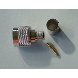 N-Connector Männlicher Crimp für LMR400 / RG213 / CLF400 (10 Stück)