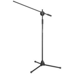 IMG-Stage Line Microphone floor stand With movable extension arm MS-40-SW