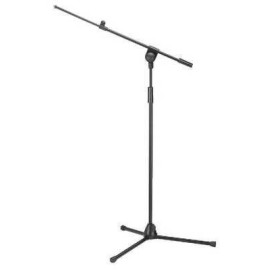 IMG-Stage Line Microphone floor stand With movable extension arm MS-60-SW