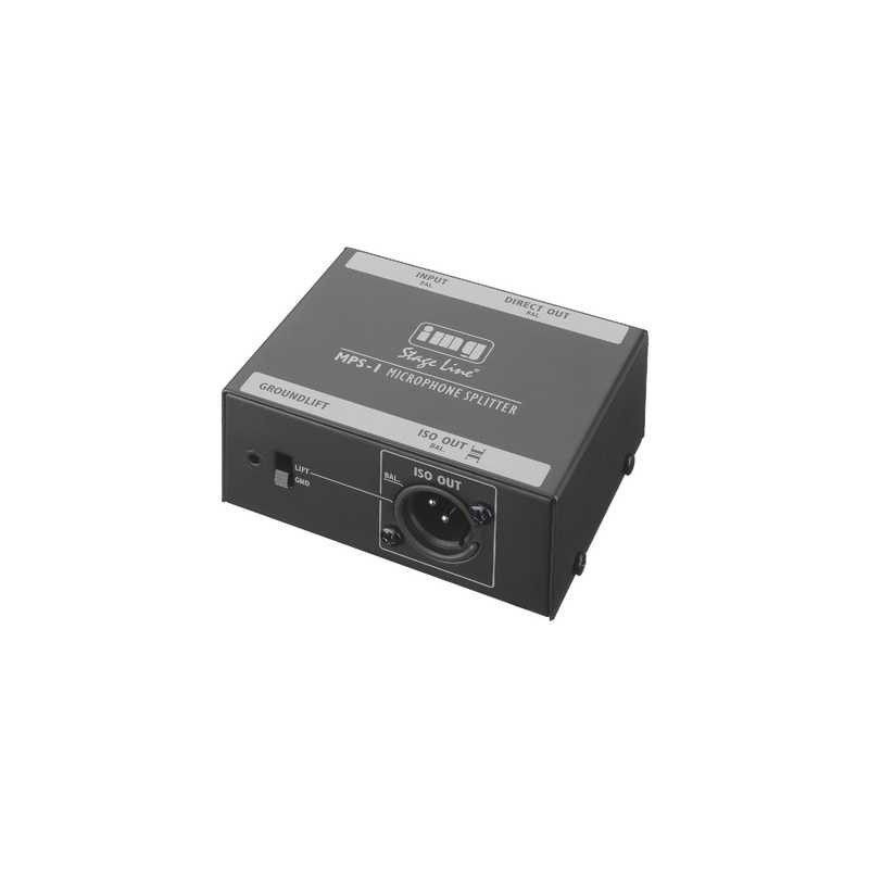 IMG-Stage Line MPS-1 microfoon splitter