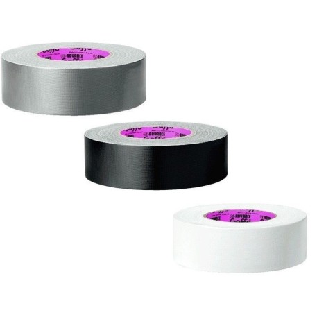 Gaffer Tapes  50MM 50M Zilver Zwart Wit - Accessoires