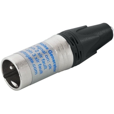 Monacor CTG-1NOISE  XLR functie tester, 48V - Meetinstrumenten