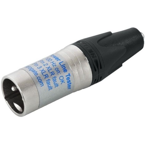 Monacor CTG-1SINE  XLR functie tester, 48V - Meetinstrumenten