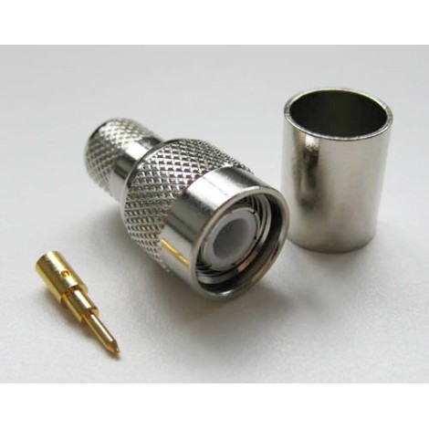 TNC-Male crimp connector voor LMR400  Aircom+ H1000 CLF400  CELF400 (10 stuks) - Conectores coaxiales
