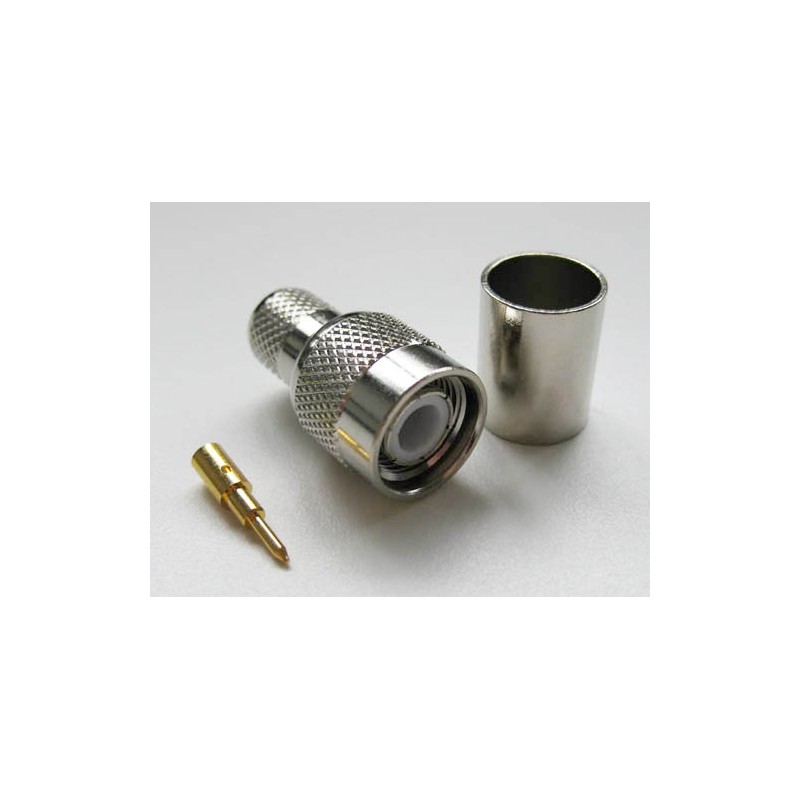 TNC-Male crimp connector  LMR400 Aircom+ H1000 CLF400 CELF400  (10 pieces)