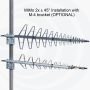 Log Antenna for radio links 800-2700Mhz