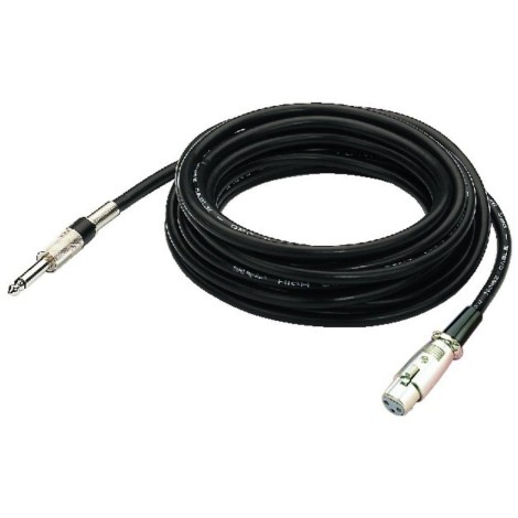 MICROFOONKABEL 6M XLR / 6,3mm mono plug - Cavo XLR