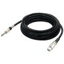 MICROFOON-KABEL 6M XLR 6,3-mm mono plug - XLR-Kabels