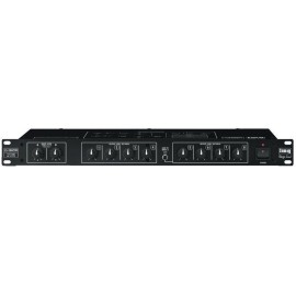 IMG-Stage Line LS-280 8-weg line splitter, 2 separate inputs XLR