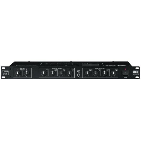 IMG-Stage Line LS-280 8-weg line splitter, 2 separate inputs XLR - Monacor Audio-Processor