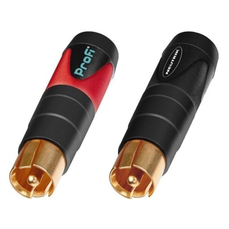 CINCH MALE, HIGH-END, PER PAAR - Conectores RCA