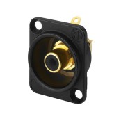 Conectores de panel RCA NEUTRIK, en un panel XLR serie D ( 10 piezas ) - Conectores RCA