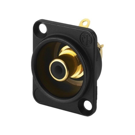 NEUTRIK RCA panel jacks, in a D series XLR panel ( 10 stuks ) - Conectores pluggen RCA