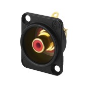 Conectores de panel RCA NEUTRIK, en un panel XLR serie D ( 10 piezas ) - Conectores RCA