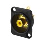 NEUTRIK RCA panel jacks, in a D series XLR panel ( 10 stuks ) (NF-2DB4)