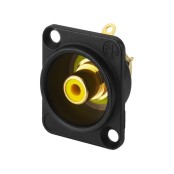 Conectores de painel NEUTRIK RCA, em um painel da série D XLR (10 stuks) - Conectores pluggen RCA