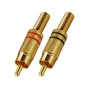 T-707GLC RCA Plug-In Connectors gold-plated body (T-707GLC)