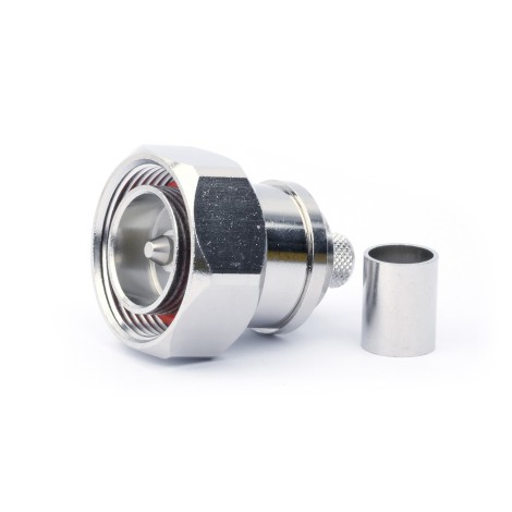7/16 Male crimp voor o.a CELF400 (10mm) - Connettori Coassiali