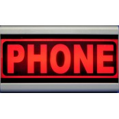 Aviso de lâmpada de telefone de estúdio Mono Face - Equipamento de estúdio