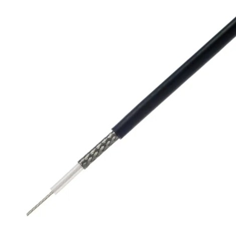 RG58C-U Coax kabel 50 ohm, per 10 meter, black - Câbles coaxiaux