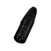 Conectores NEUTRIK XLR, 3 polos NC-3MXB ( 10 piezas ) - Conectores XLR enchufables