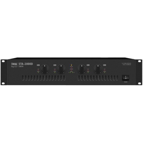 IMG-Stage Line STA-2000D Professional digital PA amplifier - Monacor versterkers