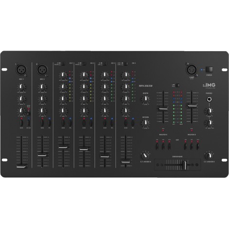 MPX 206 SW 6 kanaals stereo mixer - Mélangeurs de studio Monacor