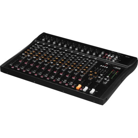 12-kanaals audiomixer - Mélangeurs de studio Monacor
